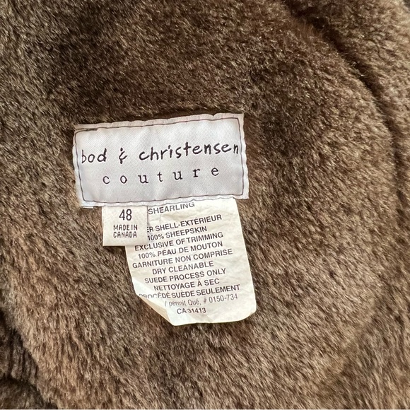 Men’s shearling fur coat - Picture 15 of 16